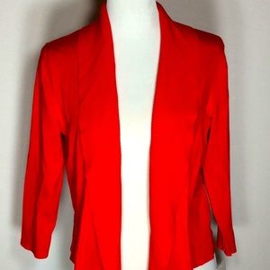Ellen Tracy Red Cardigan